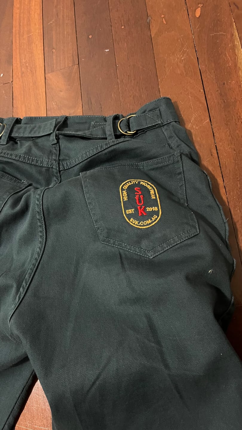 Customer photo review of Plain Pants - Green