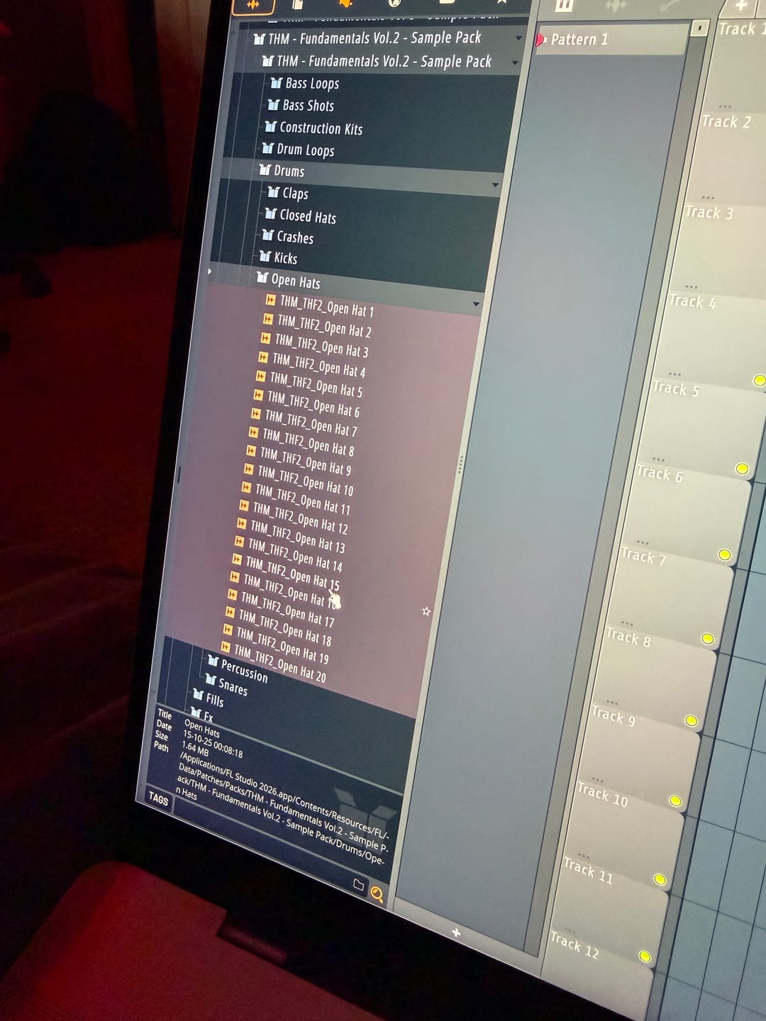 Customer photo review of Tech House Fundamentals Vol.2 - Samples + Presets