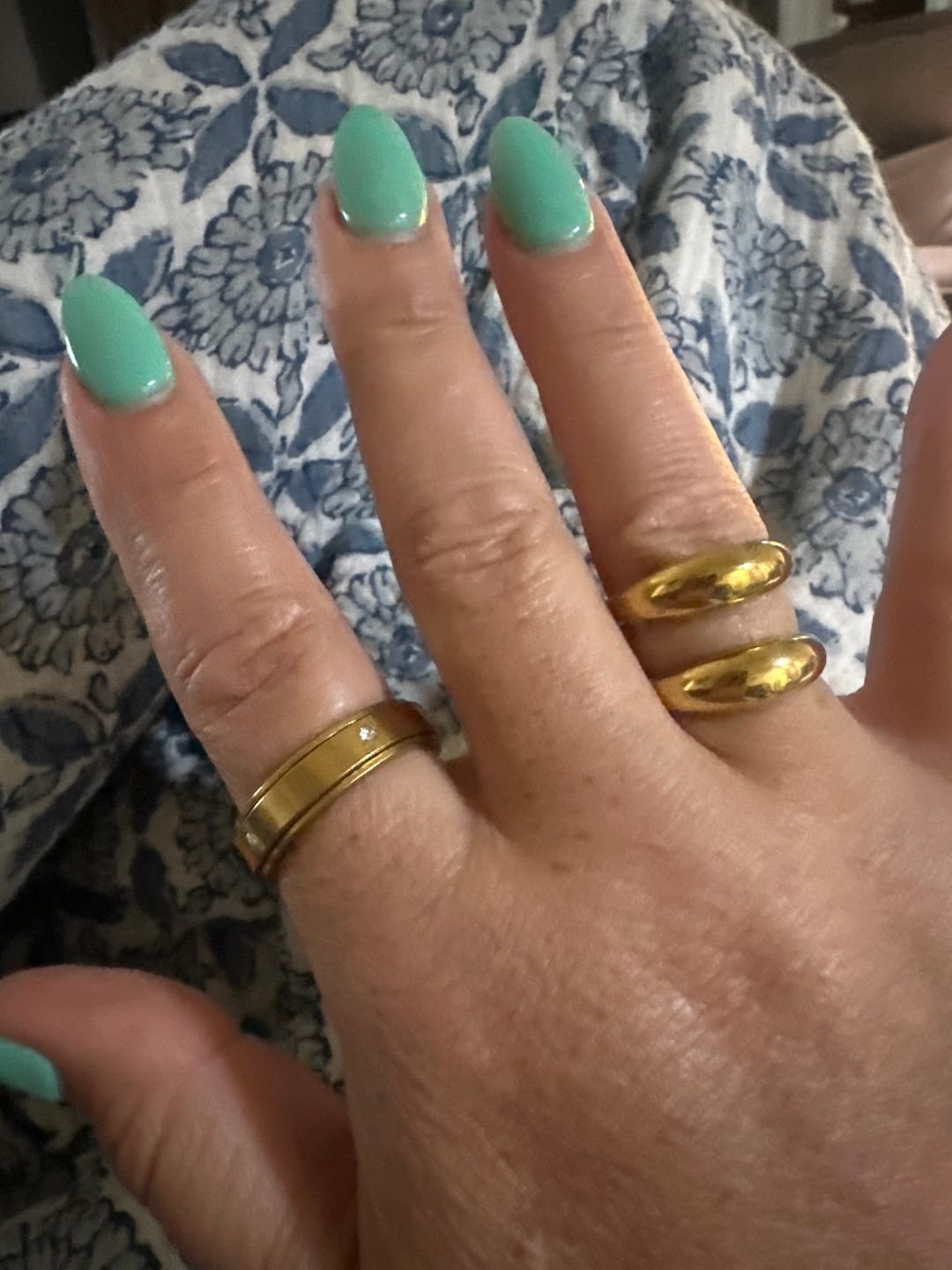 Customer photo review of Spins Love Ring