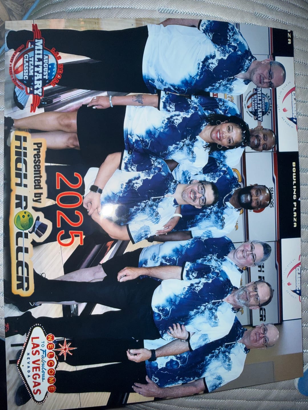 Customer photo review of Marbliss - Blue - Bowling Jersey