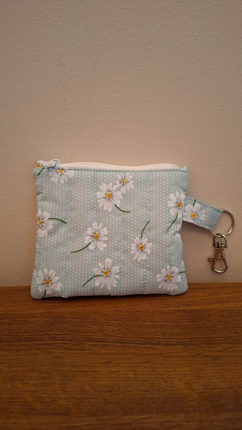 Customer photo review of White Flowers and Polka Dots Polycotton Fabric