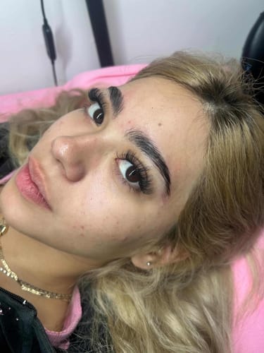 Customer photo review of Cysteamine Brow & Lash Lamination Kit - Step 2 - 15ml
