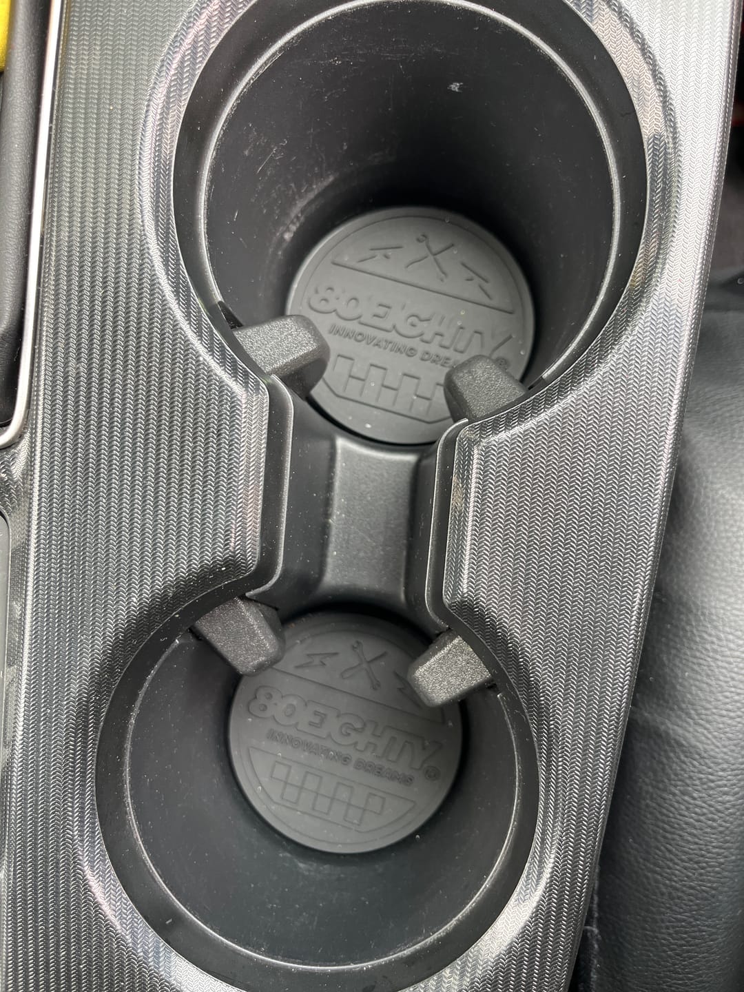 Customer photo review of 80Eighty® Cup Holder Coaster Set