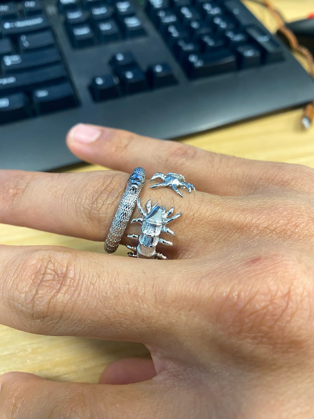 Customer photo review of CENTIPEDE RING