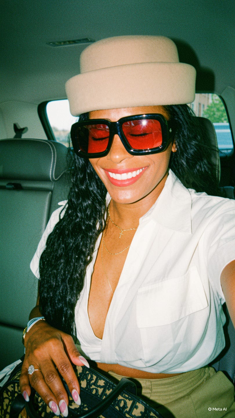Customer photo review of London Pillbox Hat - Nude