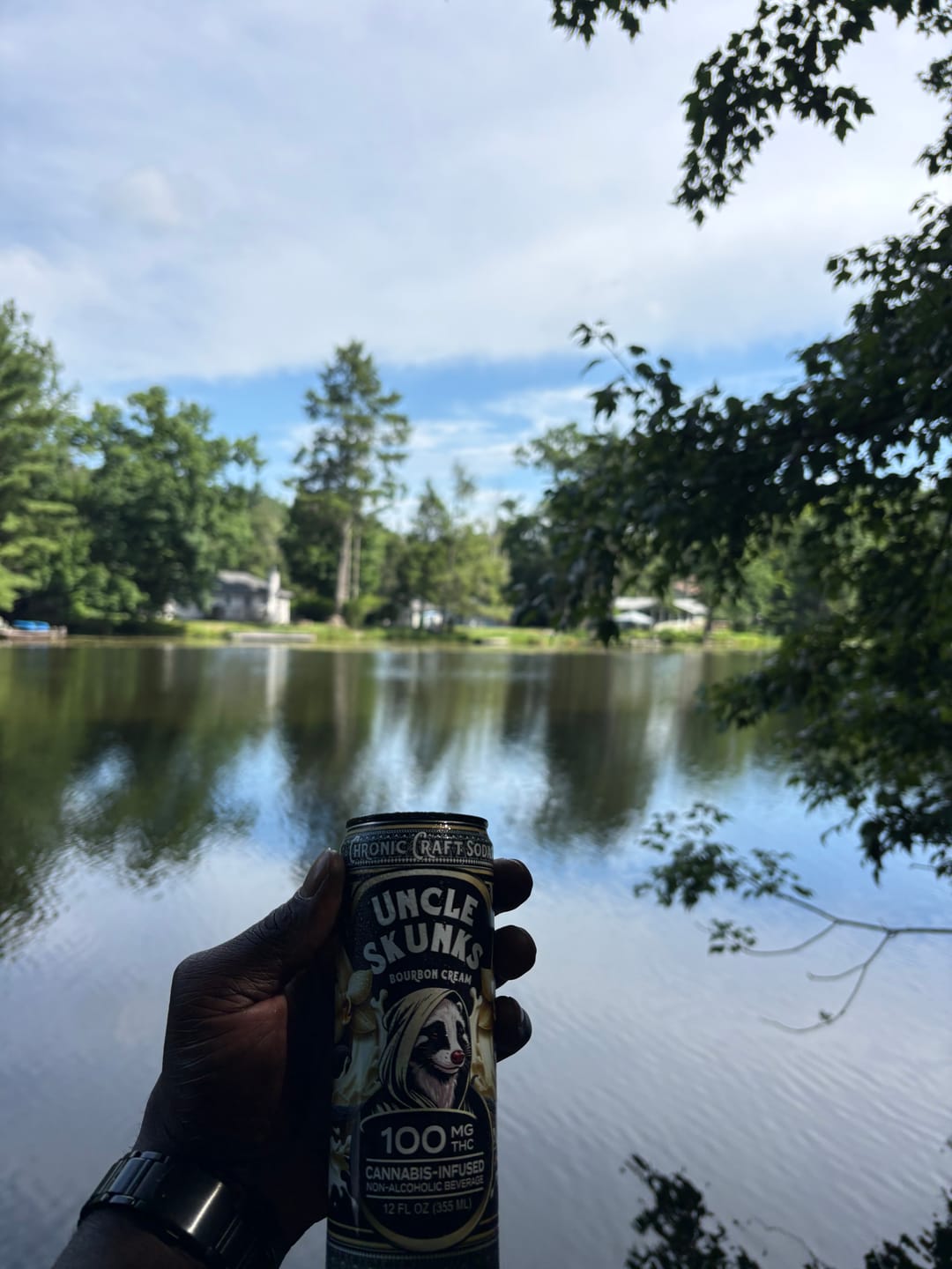 Customer photo review of Grape | 100 mg | 12oz Chronic Craft Soda