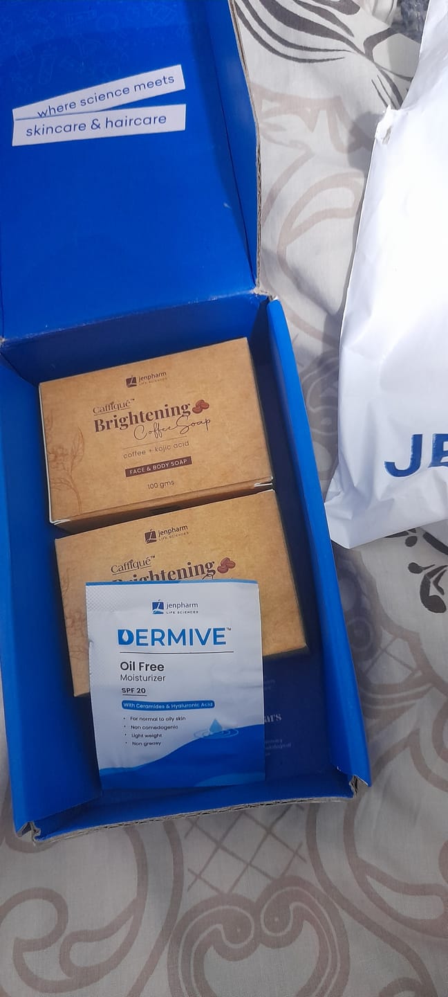 Customer photo review of Brightening Coffee Soap