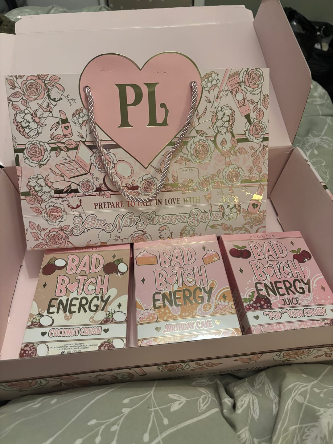 Customer photo review of Bad Bitch Energy Lip Conditioner & Oil Duo