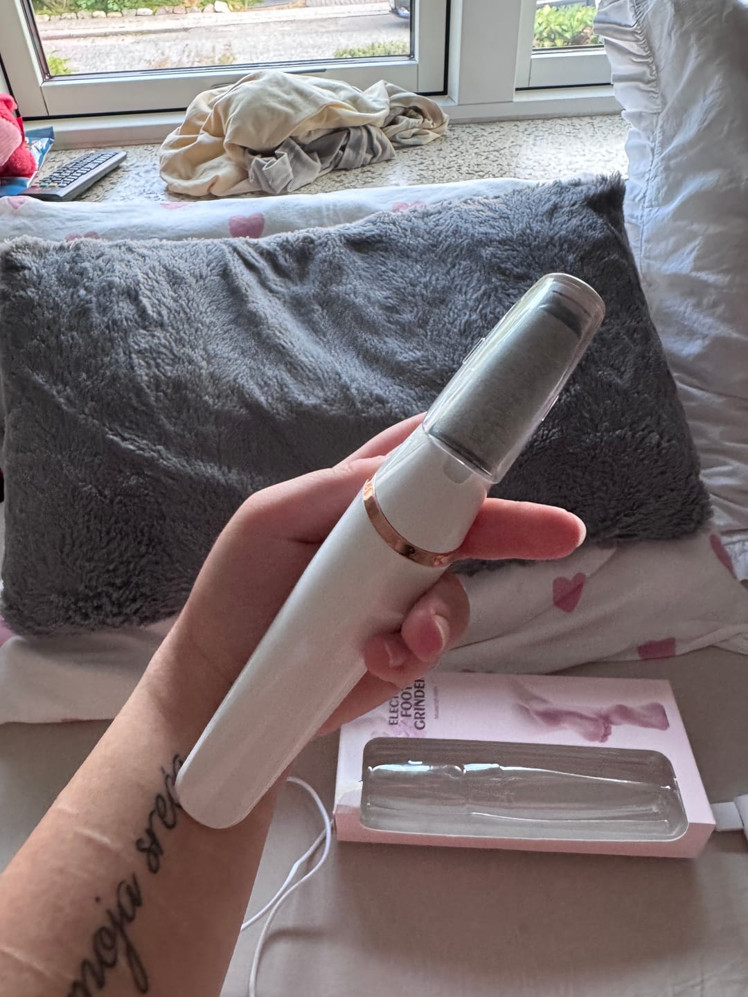 Customer photo review of Elektrisk Fodhøvl