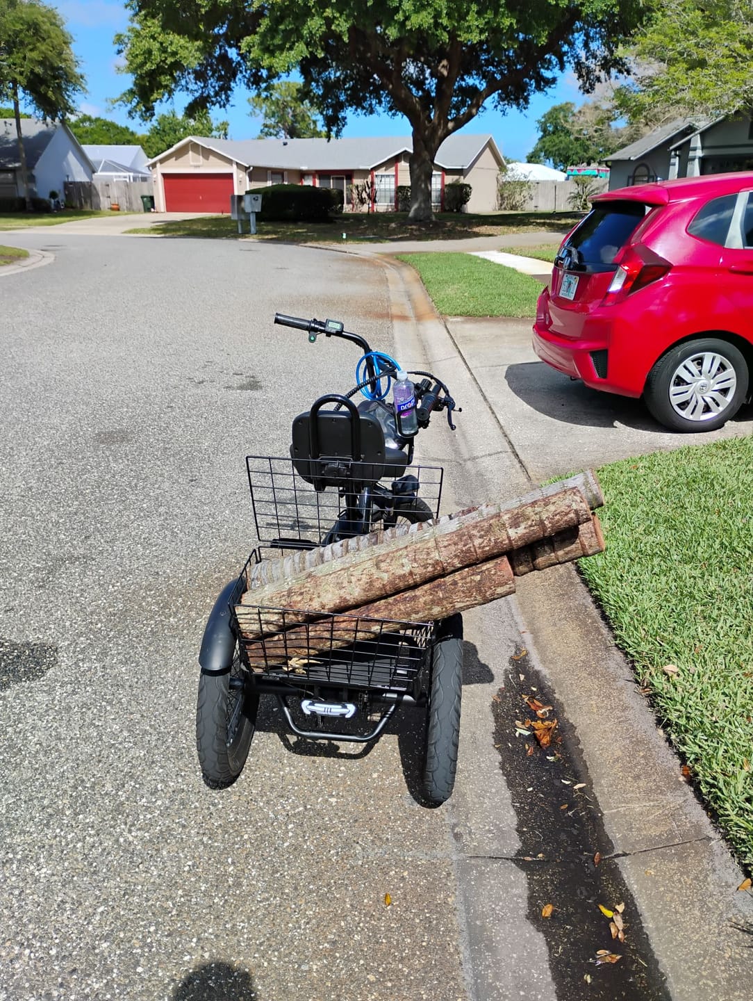 Customer photo review of Eskute® T300 Folding Electric Trike