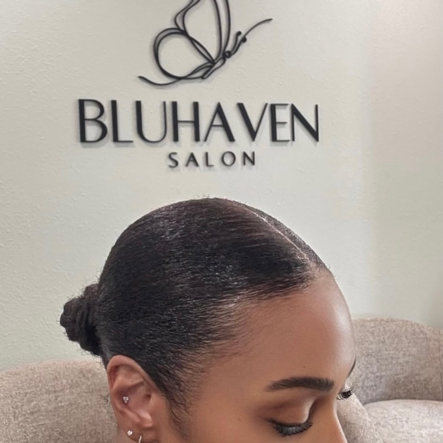 Customer photo review of "SEA THIS HOLD” Maximum & Shimmery Slickback Glaze