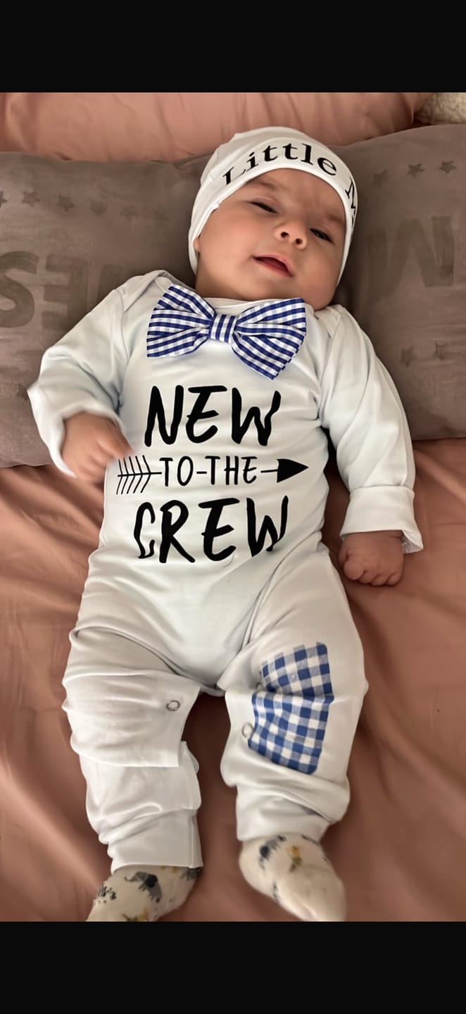 Customer photo review of 🐼 Conjunto abrigado bebé niño