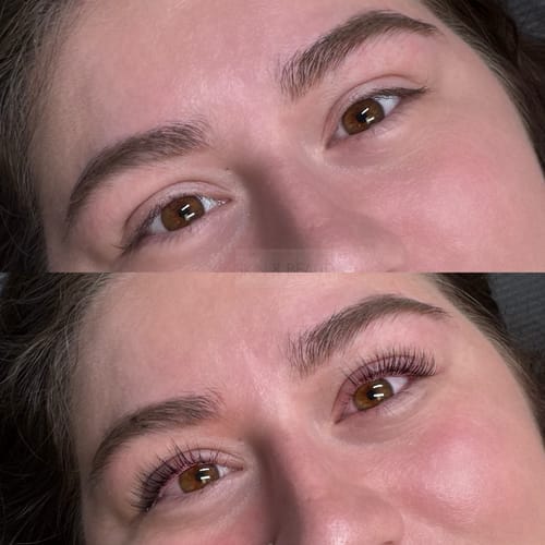 Customer photo review of Buff Lashes - Teardrop+ Lash Lift Shields