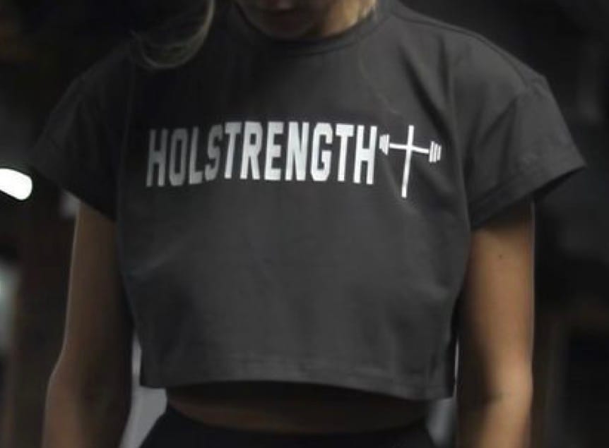 Customer photo review of Essential Crop Tee
