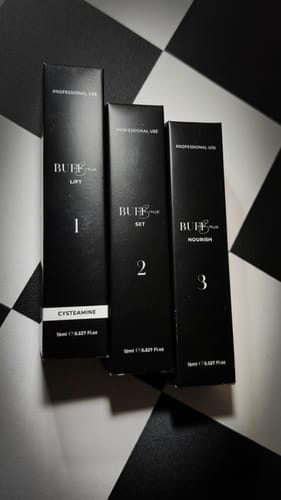 Customer photo review of Cysteamine Brow & Lash Lamination Kit - Step 2 - 15ml