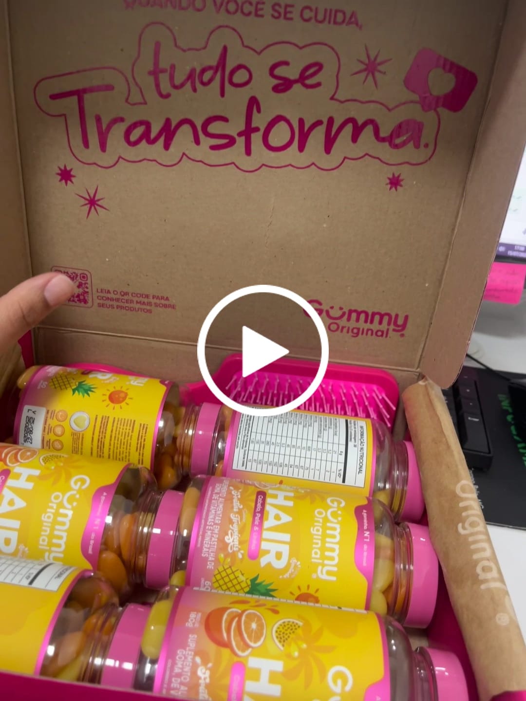Customer video review of 6 Gummy® Hair - 180g