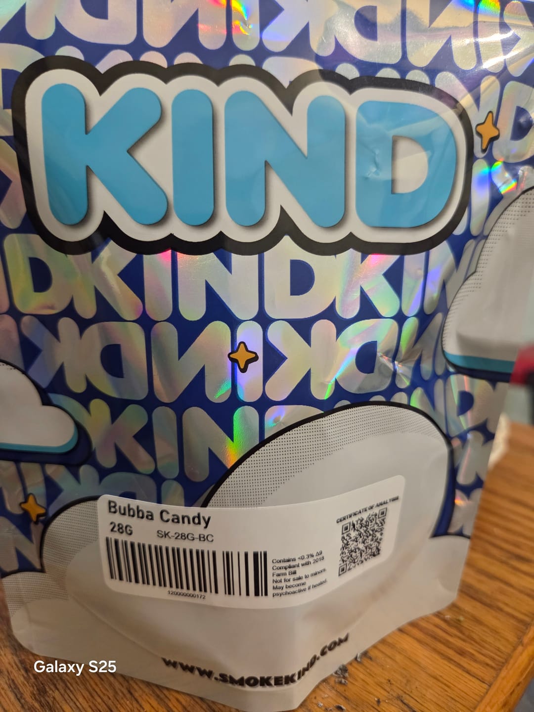 Customer photo review of Bubba Candy - 28 Grams - Indica