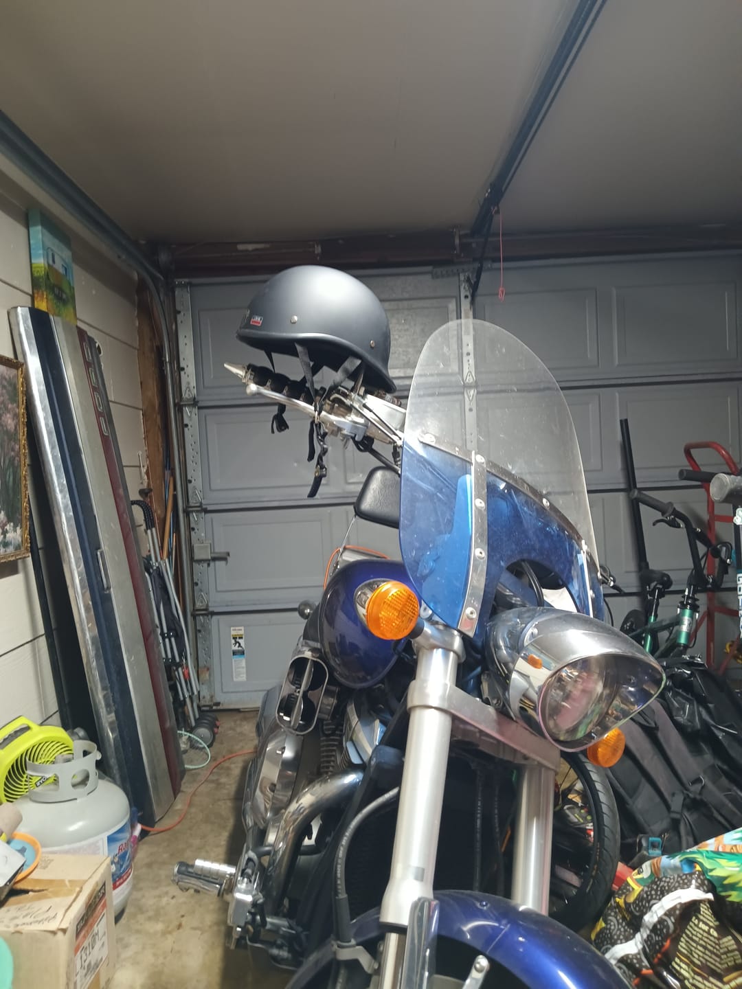 Customer photo review of Smallest & Lightest DOT Polo Helmet- Matte Black