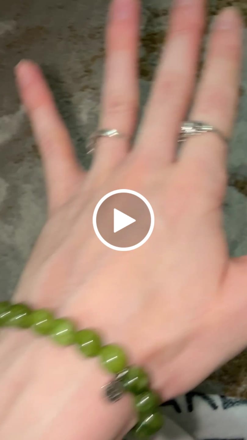 Customer video review of Peridot Bracelet