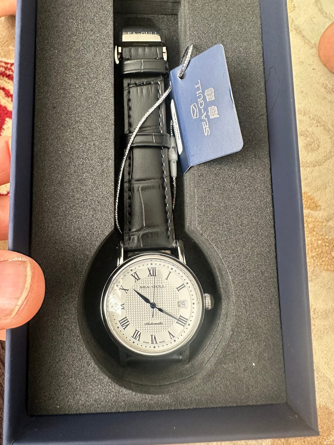 Customer photo review of Roman Numerals Dress Couple Watch 38.5mm/27mm