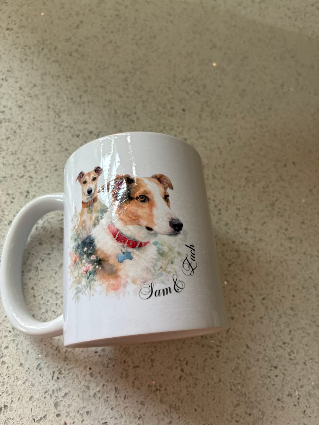 Customer photo review of Watercolour - Personalised Mug
