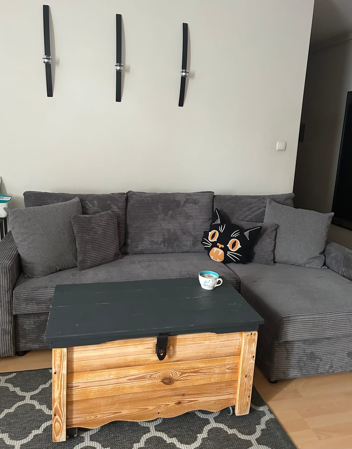 Customer photo review of Narożnik NEO BP sztruks