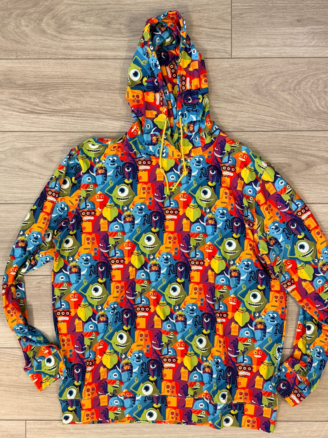 Customer photo review of Disney and Pixar Monsters, Inc. "The Scare Floor" – Performance Hoodie
