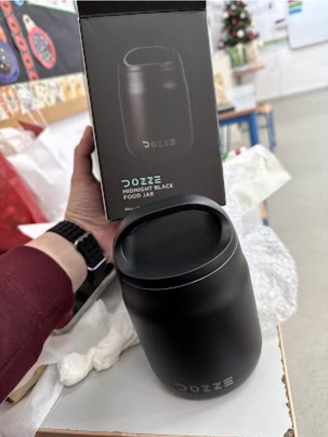 Customer photo review of DOZZE Food Jar