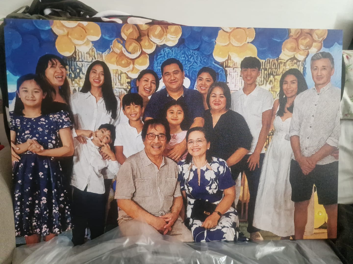 Customer photo review of Custom Family Photo Portrait