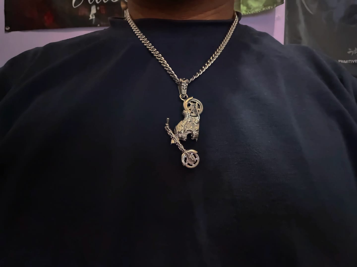 Customer photo review of MOTORCYCLE PENDANT