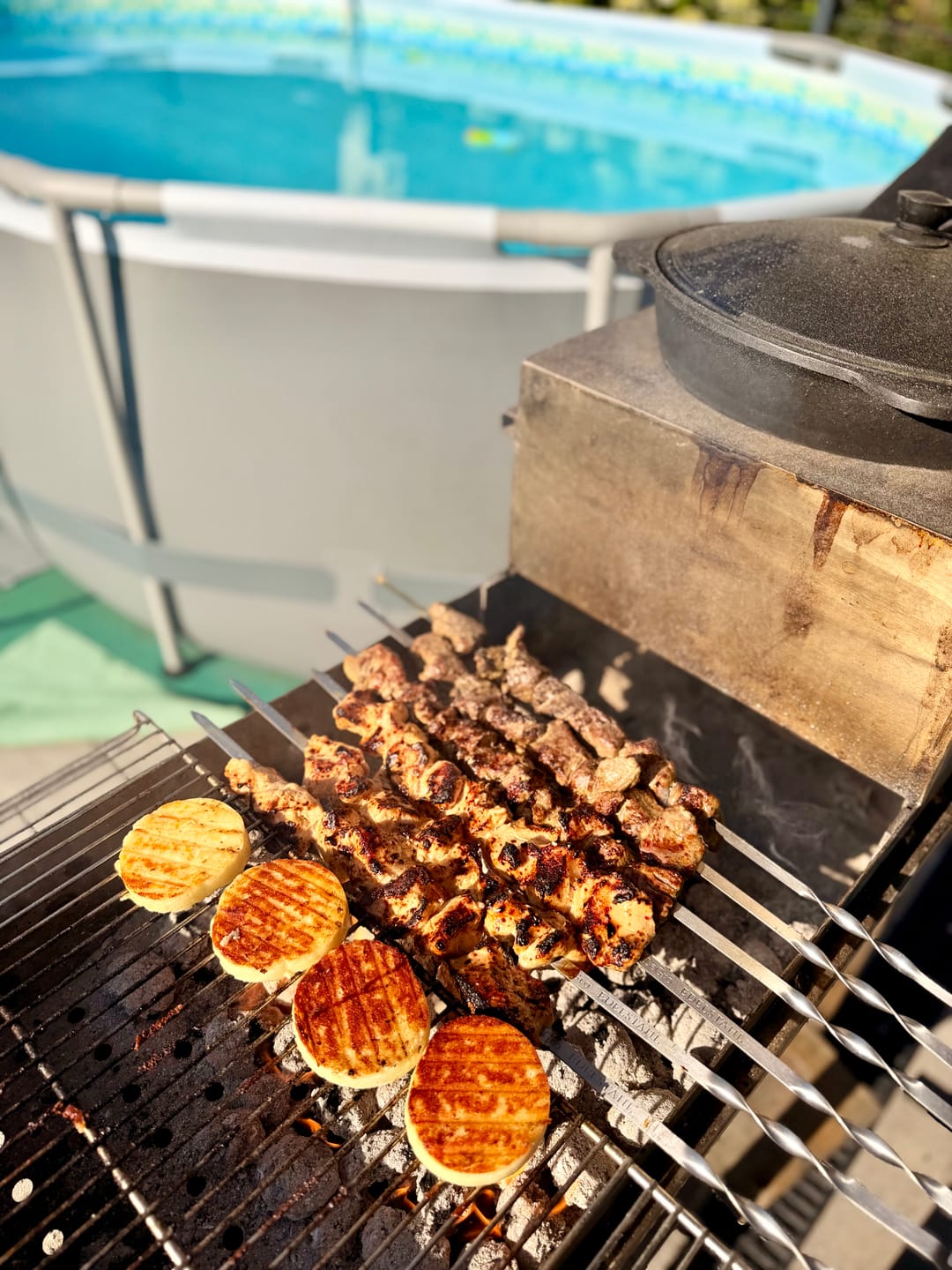 Customer photo review of Lamm-Schaschlik Knoblauch-Pfeffer – würzig mariniert aus der Keule | mySchaschlik