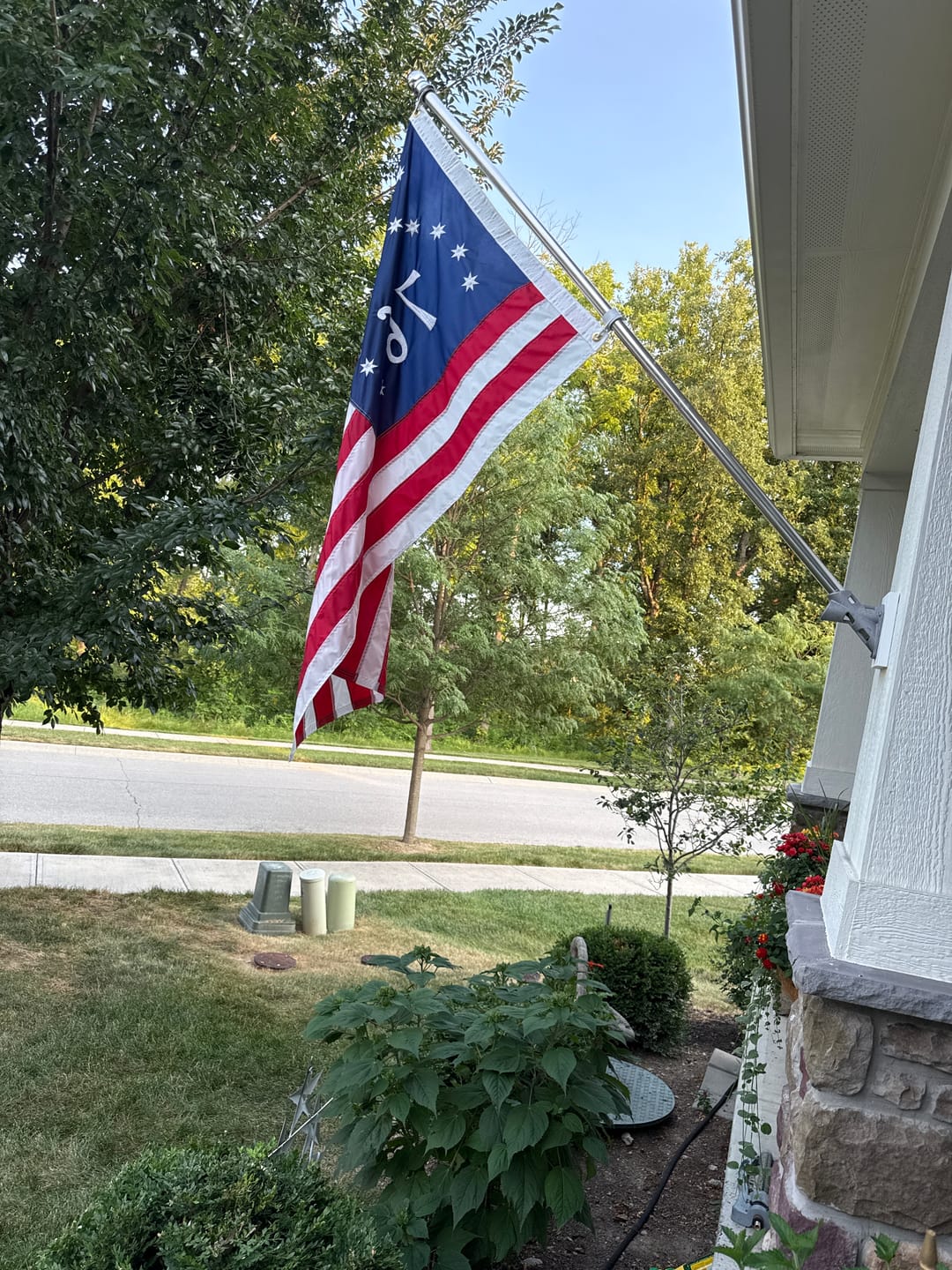 Customer photo review of 3' x 5' Bennington Flag
