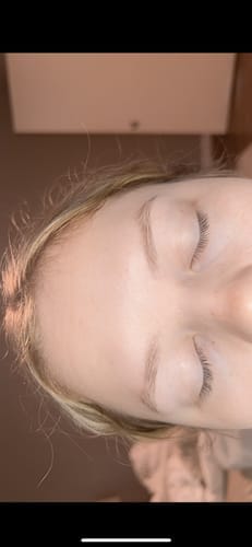 Customer photo review of Cysteamine Brow & Lash Lamination Kit - Step 2 - 15ml