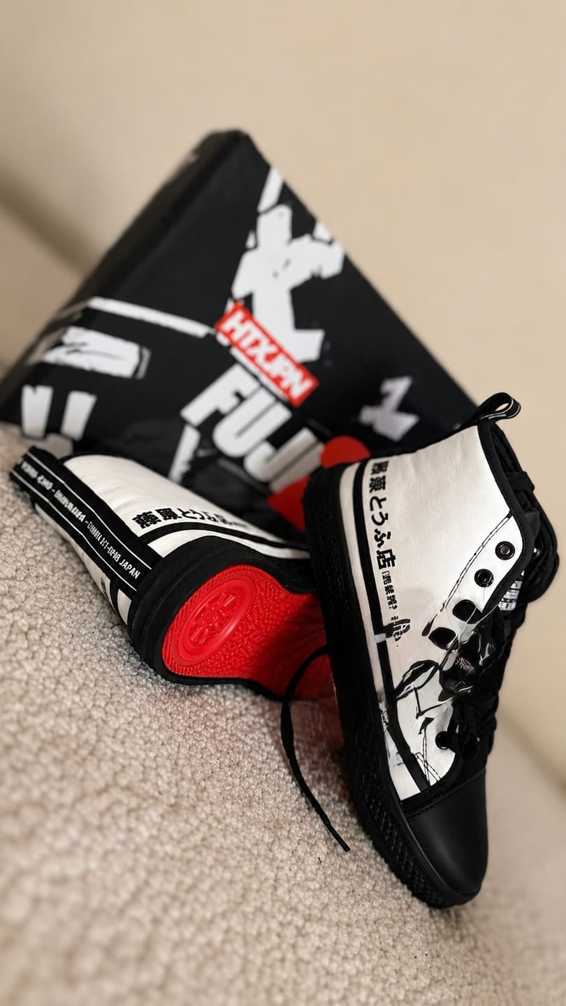 Customer photo review of HTXJPN Fuji2 High Top Sneakers