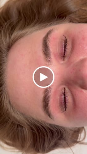 Customer photo review of Cysteamine Brow & Lash Lamination Kit - Step 1 - 15ml
