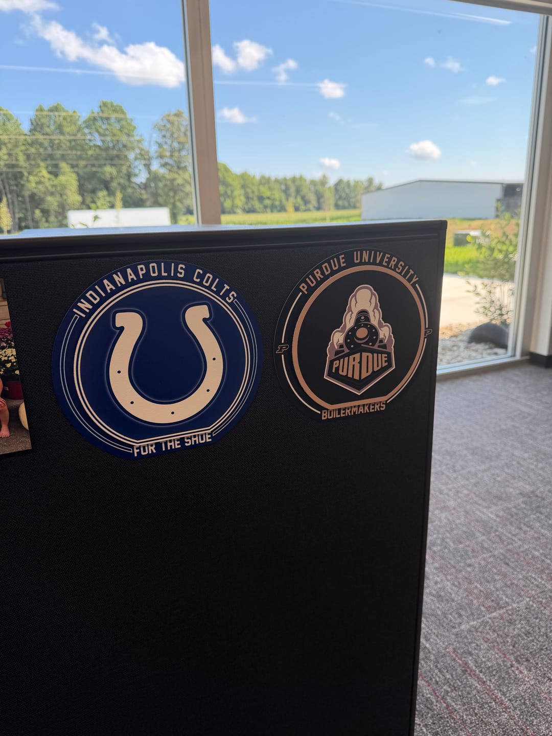 Customer photo review of Indianapolis Colts "Double Play" On the Shelf or on the Wall Art