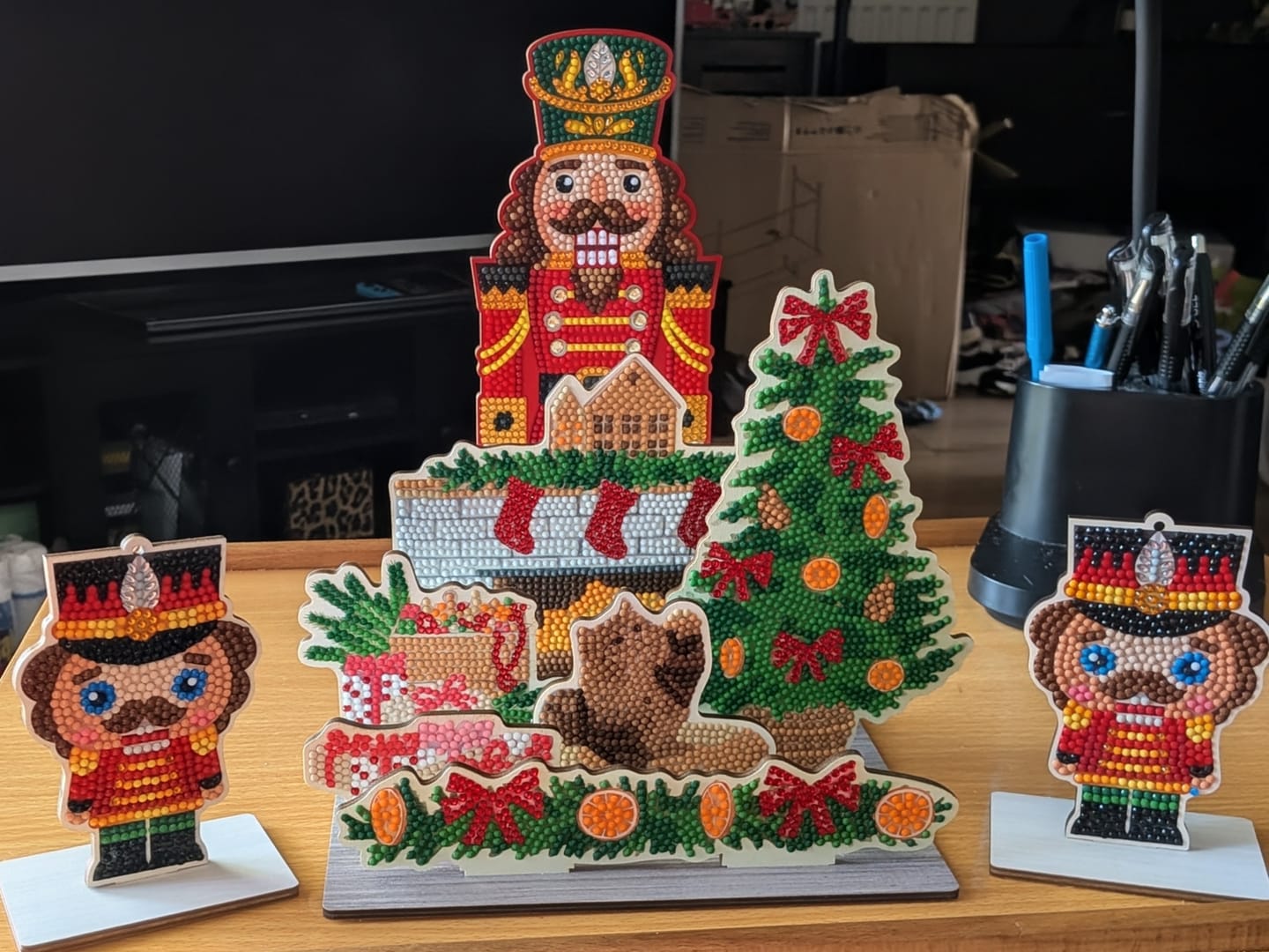 Customer photo review of Christmas Crystal Art Mystery Box