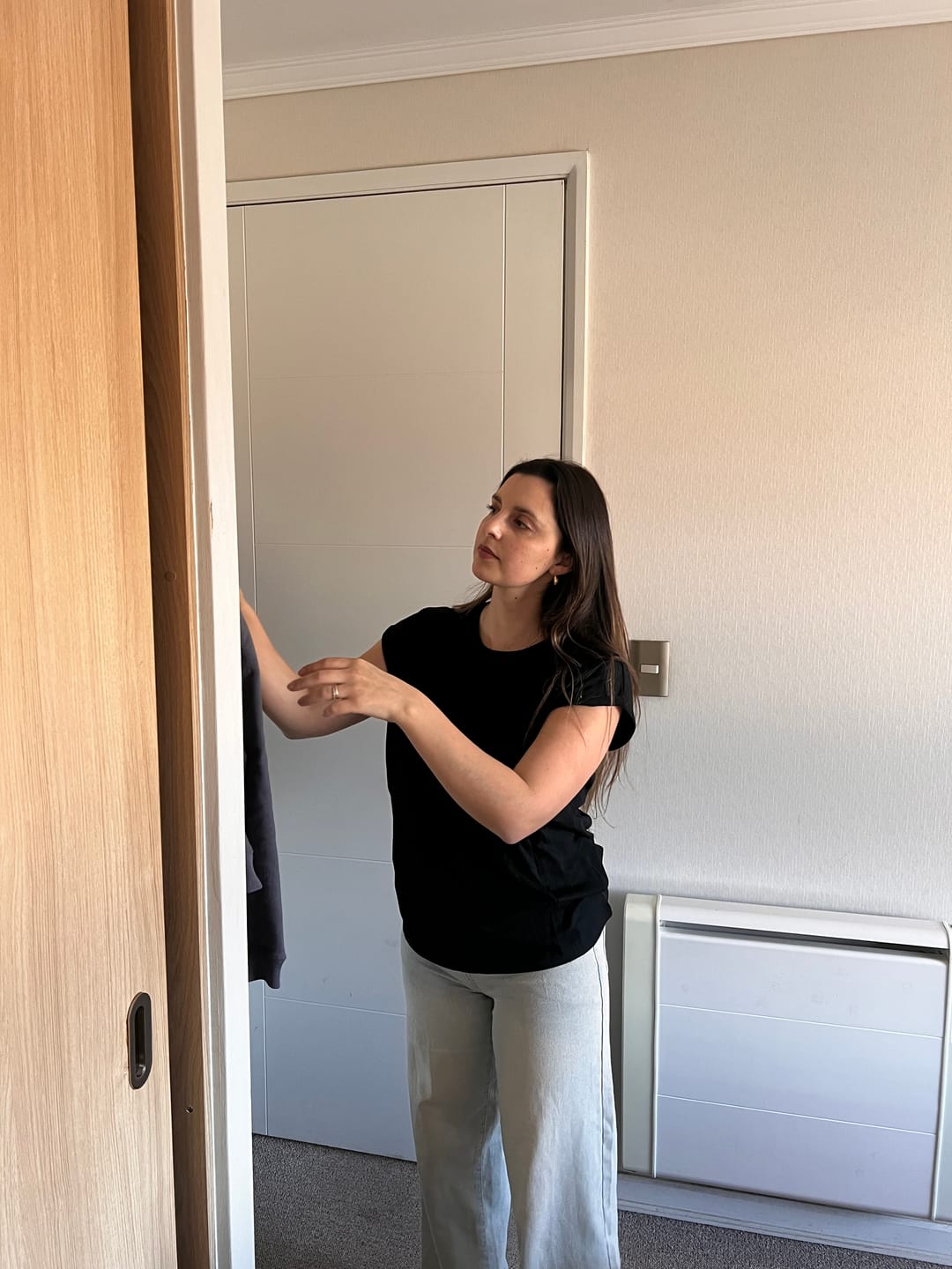 Customer photo review of Polera de Lactancia Sahr - Basic