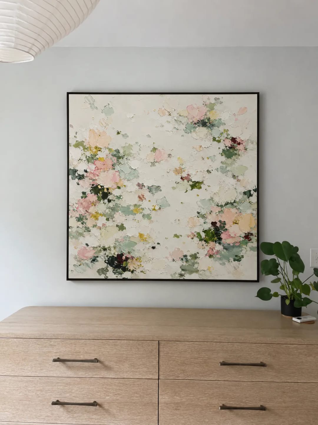 Customer photo review of Soft Blossom Floral Wall Art