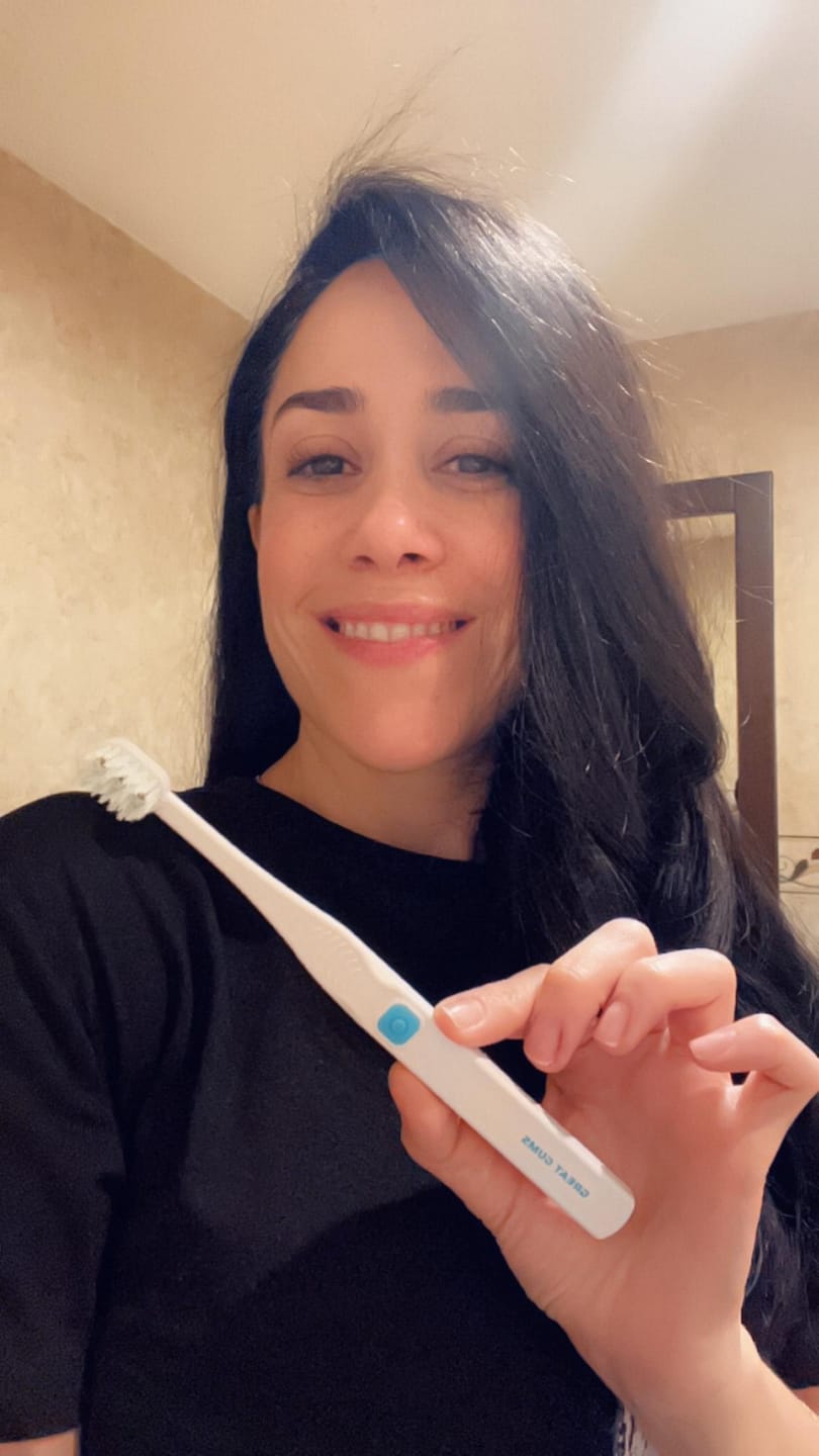 Customer photo review of Great Gums Bioelectric Toothbrush