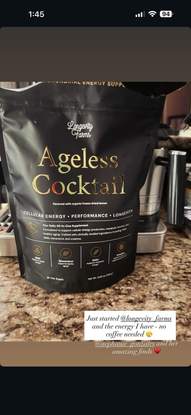 Customer photo review of Ageless Cocktail