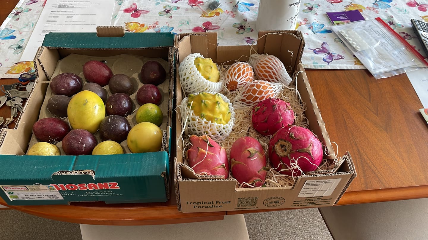 Customer photo review of "Passiflora Lovers" Maracuja-Mix Box
