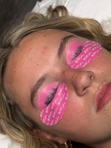 Customer photo review of Silicone Eye Pads - Pink