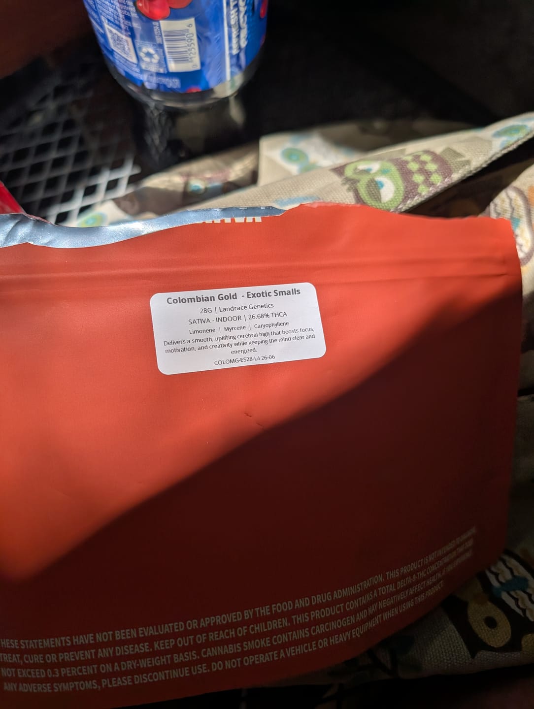 Customer photo review of Colombian Gold  - Exotic Smalls
