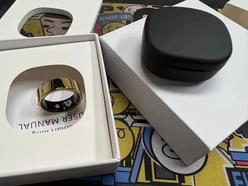 Customer photo review of Smart Ring For Men & Women – Heart Rate & Blood Oxygen Monitoring