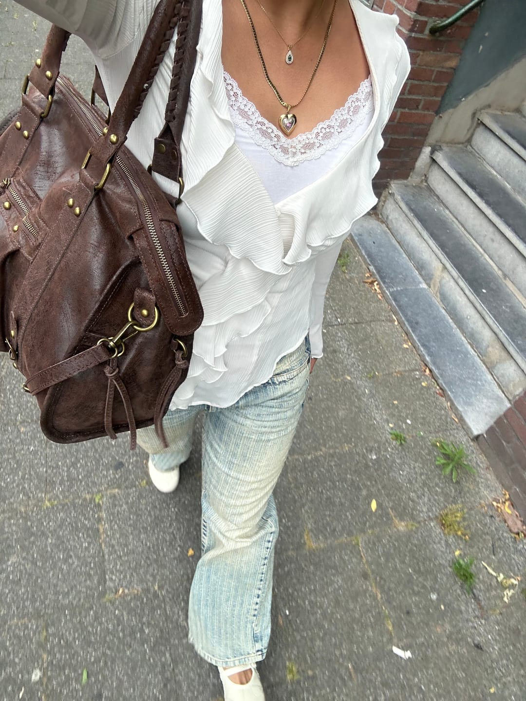 Customer photo review of It girl bag espresso martini