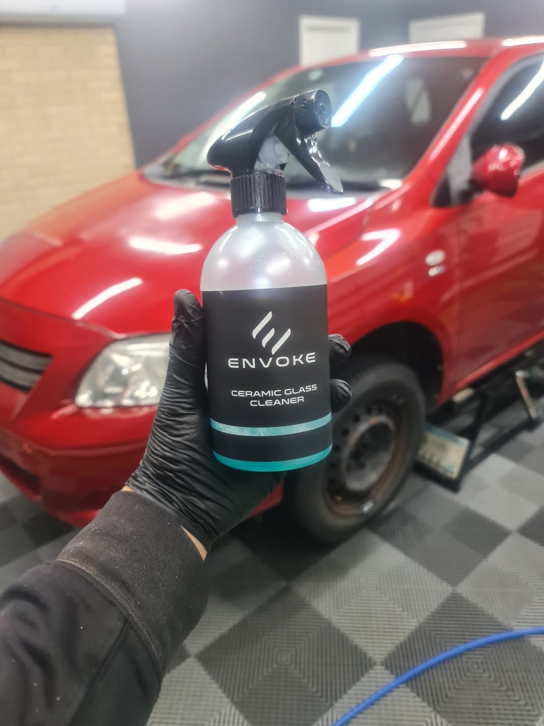 Customer photo review of Envoke Ceramic Glass Cleaner