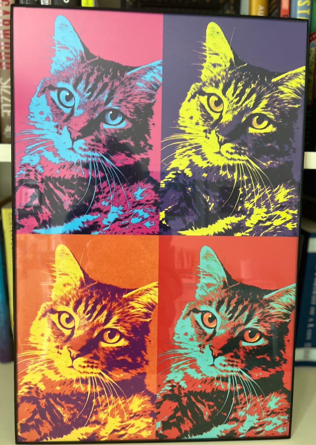 Customer photo review of Color Squares - Personalized Poster