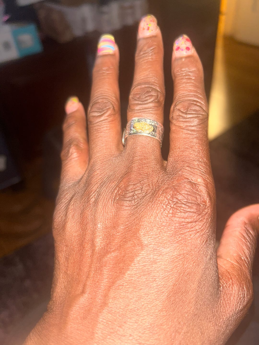 Customer photo review of Lucky Feng Shui Pixiu Wealth & Protection Ring(Adjustable)