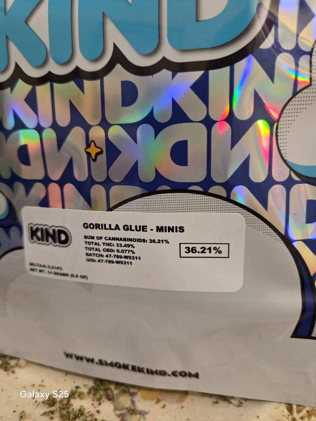 Customer photo review of Gorilla Glue - Minis - 14 Grams - Hybrid